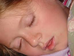 my lil sis emma sleeping