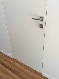 Trying to make a frameless or blind door. Oneplane Frameless Doors Frameless Doors By Insensation Frameless Doors Flush Doors Modern Interior Doors Invisible Doors Filo Muro Door New York Los Angeles San Francisco Schweiz Deutschland