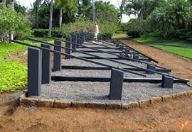 Ample parking for 4 cars. 6 Kw Custom Ground Mounted Solar System On Kauai