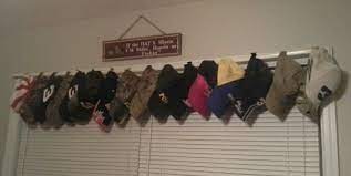 Old Curtain Rod As Hat Rack Curtain Rods Hat Rack Curtains