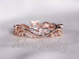 Fancy Solid 14k Rose Gold Wedding Band Full Eternity Women S Diamonds Engagement Ring Pro With Images 14k Rose Gold Wedding Band Gold Wedding Band Rose Gold Wedding Bands