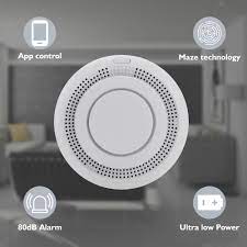 Smoke and carbon monoxide detection for your home with built in amazon alexa for a hands free voice controlled speaker audio experience. Wifi Smart Smoke Detector Compatible With Google Home Alexa And Ifttt Cablematic