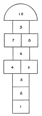 The beauty of hopscotch is that you don't need any fancy equipment, it costs basically. Pin On Kidding Around