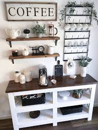 Free up valuable counter and cabinet space with this microwave, coffee maker, kitchen organization station. 27 Kreative Diy Coffee Bar Ideen Fur Ihr Gemutliches Zuhause Bar Coffee Cozy Creative Coffee Bar Home Home Coffee Stations Coffee Bars In Kitchen