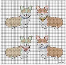 Чи є схема в форматі pdf або для саги? Corgicrossstitches Cross Stitch Animals Cross Stitch Patterns Cross Stitch