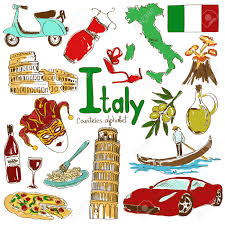 Save 15% on istock using the promo code. Fun Colorful Sketch Collection Of Italy Icons Countries Alphabet Royalty Free Cliparts Vectors And Stock Illustration Image 29857828