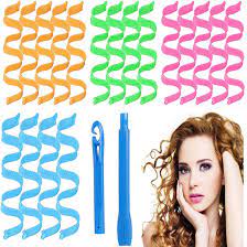 Wavy/curly hair routine (2b/2c curls). Buy Heatless Hair Curlers For Wave Curls Hairstyles 18 Pieces Magic Wave Formers Styling Kit For Beach Waver Hair Curlers No Heat Accessories For Beach Hair Curl Easy To Use Online At