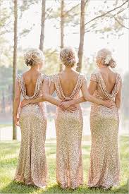 Gold And White Glam Wedding Metallic Bridesmaid Dresses Gold Bridesmaid Dresses Sequin Bridesmaid