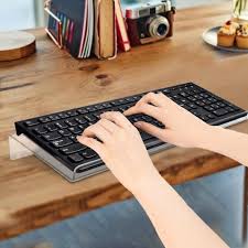 See more ideas about standing desk ergonomic adjustable computer keyboard trays, drawers & stands. Acrylic Tilted Computer Keyboard Holder Clear Keyboard Stand For Easy Ergonomic Typing Office Desk Home School Tablet Stands Aliexpress