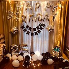25th birthday gift ideas for her. Festiko 25th Birthday Decoration Combo For Birthday Party Decoration And Celebration Silver Amazon In Toys Games