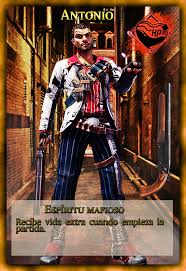 Suscríbete dale like comparte gracias 🙏 Antonio Free Fire By Tekachi69 On Deviantart