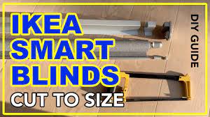 The blinds come rolled up on a cardboard tube. Ikea Smart Blinds Cut To Size How To Make Them Fit Your Window More Info In Description Youtube
