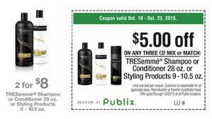 $1.50 off (1 days ago) offer details: Tresemme Coupon I Heart Publix