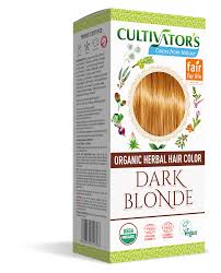 If you're thinking about going blonde (or. Organic Herbal Hair Color Dark Blonde By Cultivators Cultivator Natural Products Private Limited