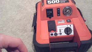Black And Decker Electromate 400 Manual Black And Decker Jus500ib 1000 Peak Amps Jump Starter With Built In Compressor Youtube