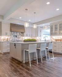 If your floor has residue on it, combine a gallon of hot water with a cup of white vinegar. 75 Beautiful Laminate Floor Kitchen Pictures Ideas June 2021 Houzz