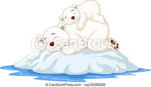Maybe you would like to learn more about one of these? Vector Illustration Of Cartoon Mother And Baby Polar Bear Sleeping On Ice Floe Canstock