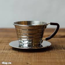 Kalita dripper makes quality coffee if you put in the work. Kalita Wave Stainless Steel Dripper 155 Icup