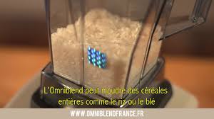 Comment Moudre De La Farine Avec Le Blender Mixeur Omniblend Omniblend France Youtube