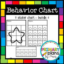 Behavior Sticker Charts Bundle