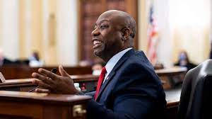 Just a south carolinian living his mother's american dream scott.senate.gov. Sen Tim Scott To Deliver Gop Response To Biden S Joint Address To Congress Abc News