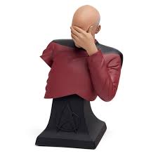 Finally, A 6-Inch Captain Picard Facepalm Bust For Your Desk - Geekologie