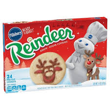 No mixing, no slicing, no mess! Pillsbury Ready To Bake Reindeer Shape Sugar Cookies 11 Oz Target Inventory Checker Brickseek