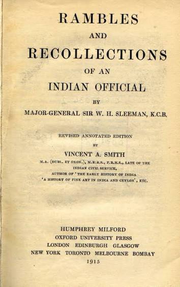 The Project Gutenberg eBook of Rambles and Recollections of an Indian Official, by W. H. Sleeman