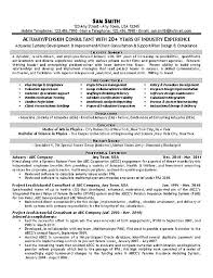 actuary resume example