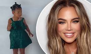 Kardashian's desire to become a mom had been a big storyline on keeping up with the kardashians. Khloe Kardashian S Daughter True Thompson Plays In A Bouncy Castle With Sister Kim S Kids Daily Mail Online