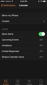 Apple Watch App Custom Calendar Alerts Wo Apple Community