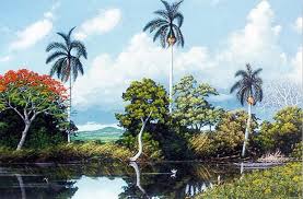 Pintura Moderna y Fotografía Artística : Cuadros de Paisajes Cubanos