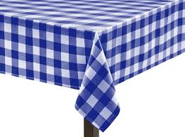 5 out of 5 stars with 1 ratings. 100 Beautiful Royal Blue Gingham Large Square Tablecloth