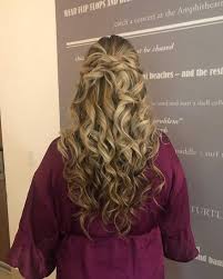 You can try this style with any contemporary dress. Half Up Half Down Hairstyles For Curly Hair Best Hair Looks