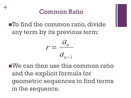 5 + 9x = 59. Geometric Ratio Calculator