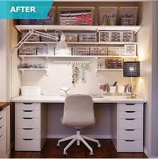 Custom 16 Piece Algot System From Ikea Workspace Makeover Ikea Workspace Ikea Home Tour