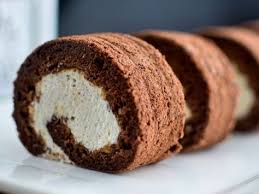 Roule Au Chocolat A La Creme De Mascarpone Recettes Recette Creme Mascarpone Pour Gateau Roule Au Chocolat Gateau Roule Recette