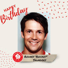 Two Premiership Players with the same birthday! Wishing Wayne Slattery and  Rodney 'Rocket' Saunders a very happy birthday! 🥳🥳