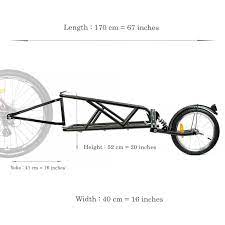 The aosom double wheel enclosed bike cargo trailer comes with two wheels. Single Wheel Bicycle Cargo Trailer Buy Clothes Shoes Online