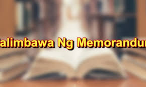 Kasunduan sa pagpapagawa ng bahay format. Halimbawa Ng Memorandum Mga Halimbawa Ng Memorandum
