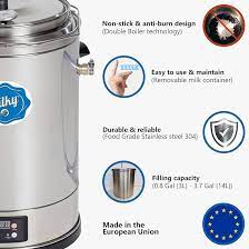 Amazon.com: Milk Pasteurizer Milky FJ 15 (115V) | For Milk, Cheese, Yogurt  and Juice | 3.7 Gal | Made of Stainless Steel | Removable Container | Time  and Temperature Control | Made