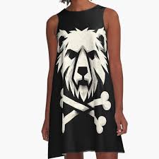 Jolly Roger pirate flag bear skull crossbones" Art Print by TaevasDesign