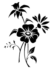 999 Flower Clipart Black And White Free Download Cloud Clipart Flower Clipart Clipart Black And White Flower Design Images