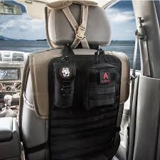 Tactical Car Seat Organizer Molle Fits All Cars Car Seat Organizer Cars Organization Car Holster