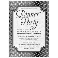 Black And White Dinner Party Invitation Simply Stylish 02 Dinner Invitation Template Birthday Dinner Invitation Party Invite Template