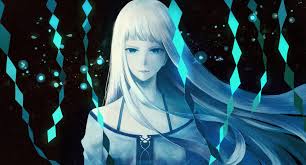 Anime girl with white hair and blue eyes stlfinder. Anime Original Girl Long Hair White Hair Blue Eyes Dress Glitter Hd Wallpaper 2340x1259 Wallpaper Anime