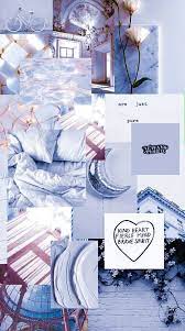 Blue Aesthetic Wallpaper Lockscreen Galaxy Wallpaper Kertas Dinding Foto Sampul