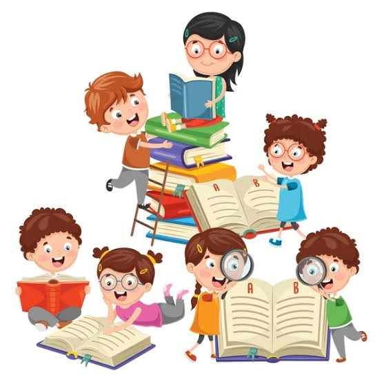 Діти прочитання книги: векторна графіка, зображення, Діти прочитання книги малюнки | Скачати з DepositPhotos