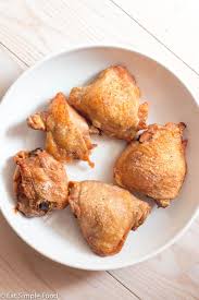 Home holidays & events holidays christmas our brands Crispy Oven Roasted Bone In Chicken Thighs Recipe Eat Simple Food