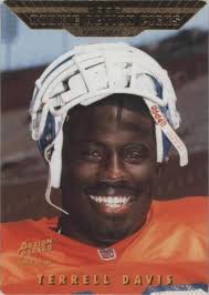 1995 Action Packed Terrel Davis RC Rookie #92 HOF Broncos Mint